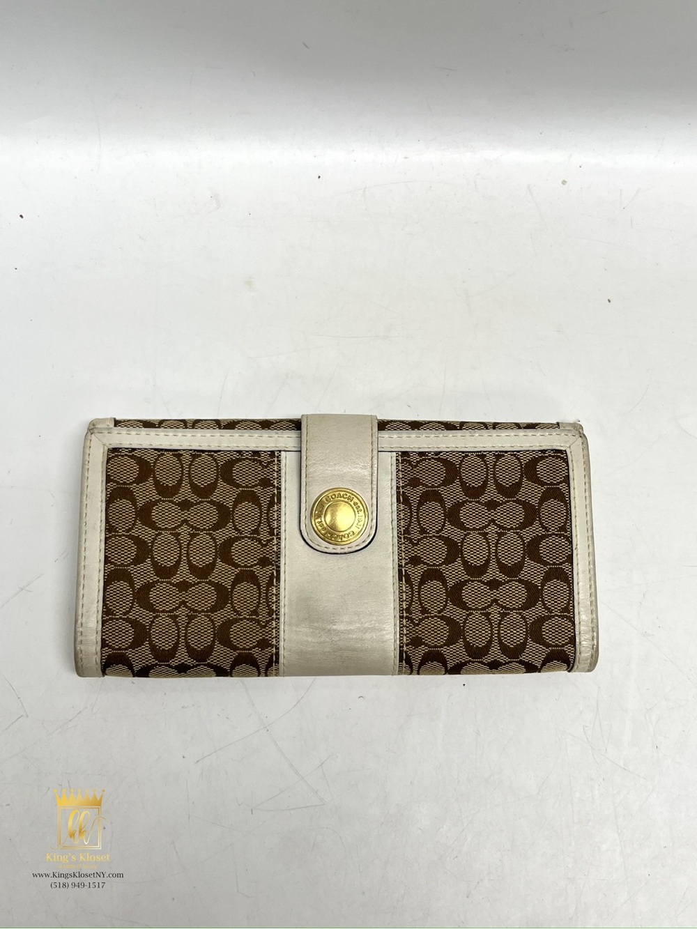 Coach signature long Wallet